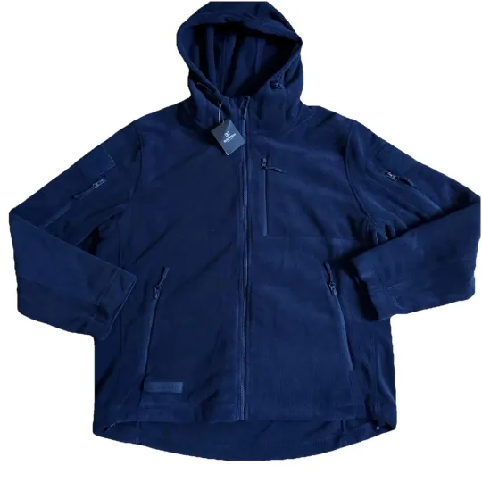 Discover BAERSkin Tactical Hoodie Men's Navy Blue Full Zip Jacket XL NEW WITH TAGS