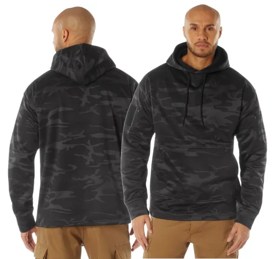 Discover Midnight Black Camo Concealed Carry Hoodie Tactical Sweatshirt