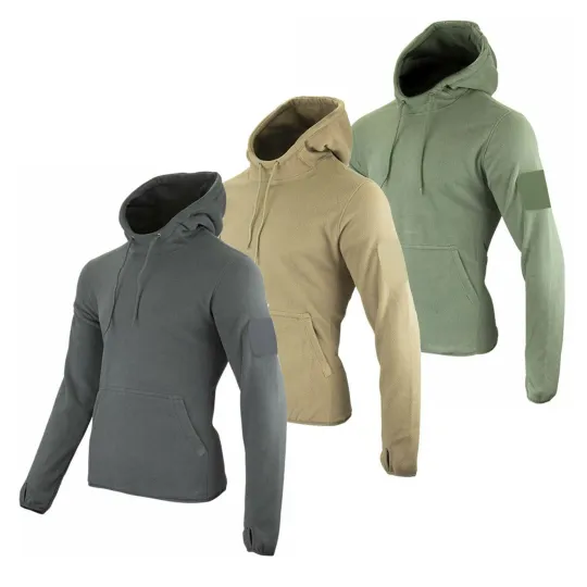 Discover Men's Tactical Fleece Hoodie Military Police Army Fishing Hiking Security Hoodie