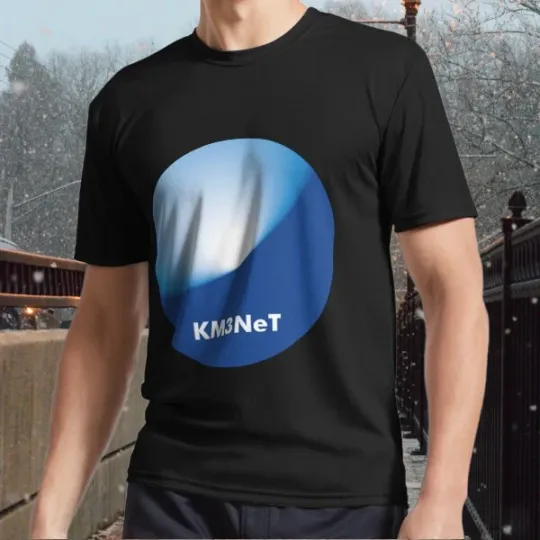 Discover KM3NeT Logo Active Men's T-Shirt Funny