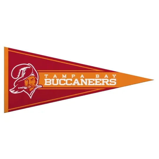 Tampa Bay Buccaneers Retro Mini Pennant Flag for Football Dorm Decor