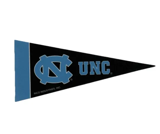 North Carolina Tar Heels Mini Pennant UNC Banner for Home & Living Decor