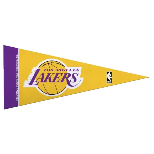 Los Angeles Lakers LA Mini Felt Pennant Basketball NBA Decor