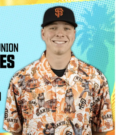 San Francisco Giants 2014 World Series Team Aloha Shirt  2024 SGA 8/10/24 XL