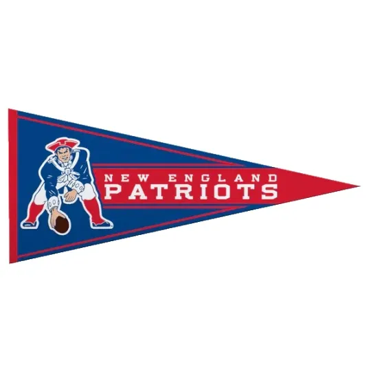 New England Patriots Retro Mini Pennant Old Logo
