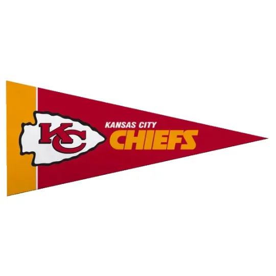 Kansas City Chiefs Mini Pennant Football Flag Memorabilia