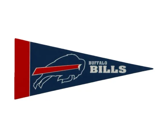 Buffalo Bills Mini Felt Pennant Football Decor