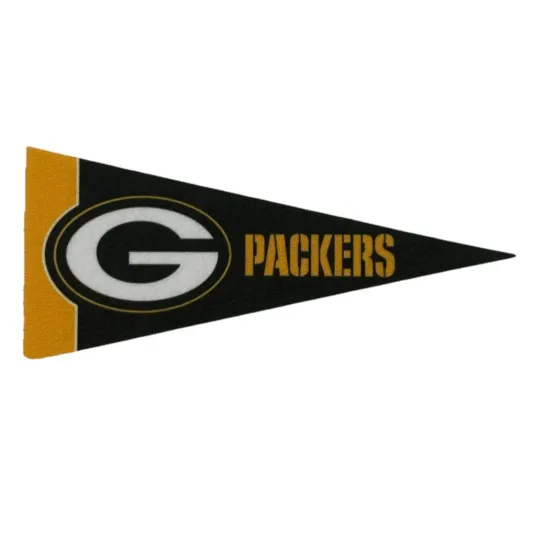 Green Bay Packers Mini Pennant Football Flag Decor Collectible
