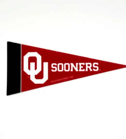 Oklahoma Sooners Mini Felt Pennant  NCAA SEC