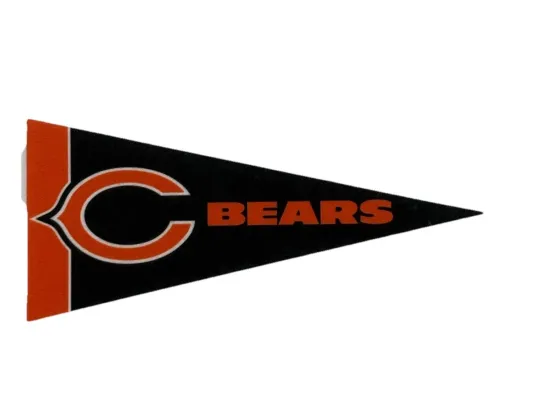 Chicago Bears Mini Pennant Football Decor
