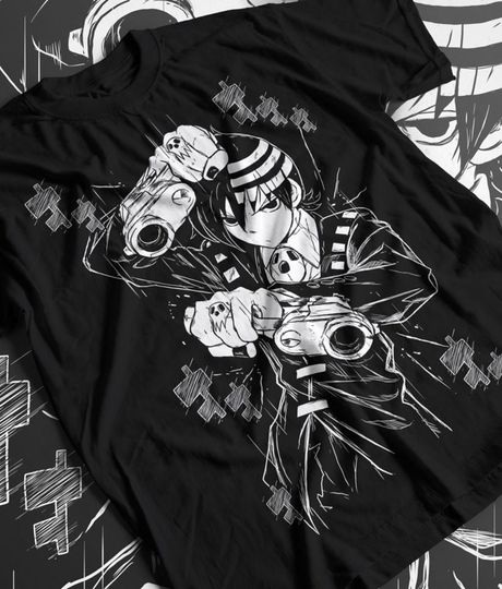 Discover Soul Eater Death the Kid, Soul Eater Maka Albarn Shirt -soul eater shirt,soul eater t-shirt,anime shirt,anime clothing,maka albarn t shirt