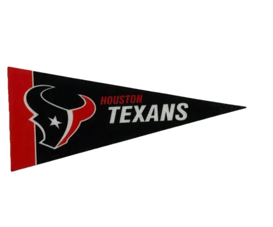 Discover Houston Texans Football Pennant Decor Collectible