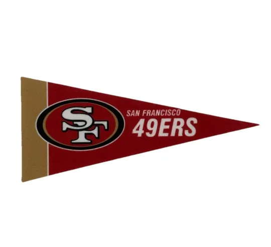 San Francisco 49ers Pennant Football Flag Collectible