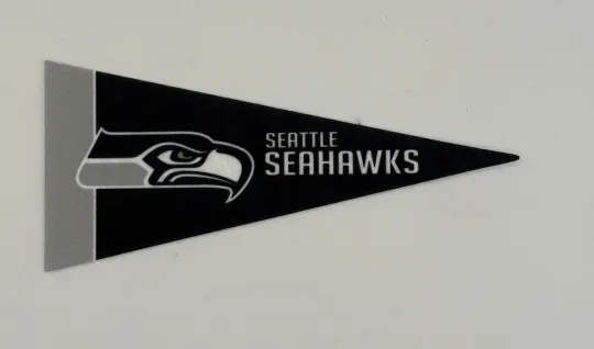 Discover Seattle Seahawks Pennant Football Flag Memorabilia