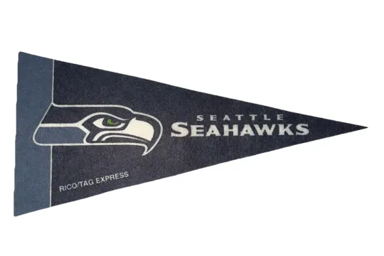 Seattle Seahawks Pennant Football Flag