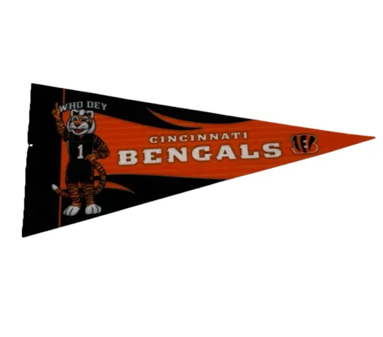 Cincinnati Bengals Mascot Flag for Football Decor
