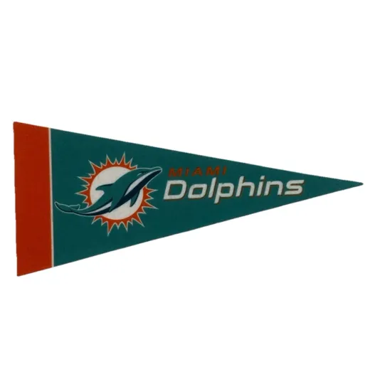 Miami Dolphins Pennant  Football Decor