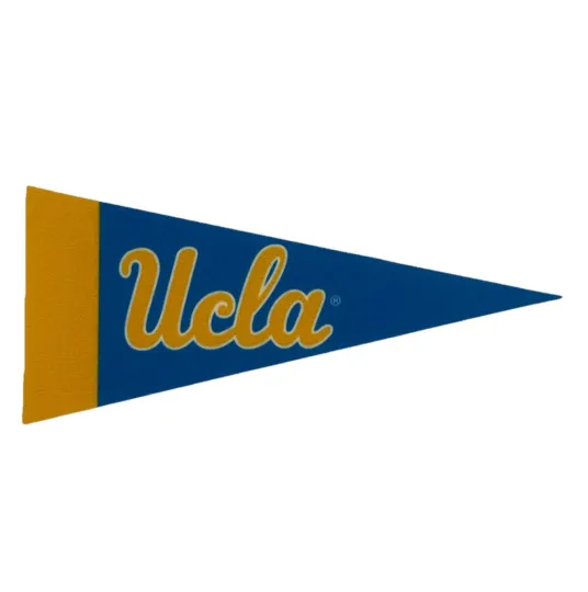 UCLA Bruins Mini Triangle Pennant Los Angeles Basketball College Decor
