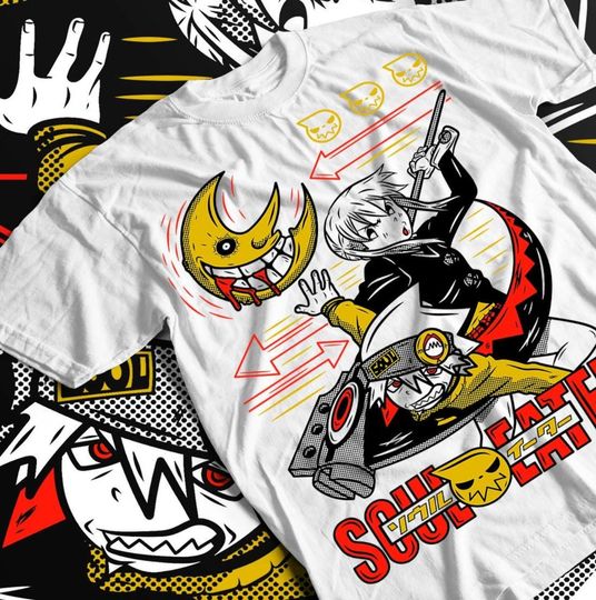 Discover Soul Eater Death the Kid, Soul Eater Maka Albarn Shirt -soul eater shirt,soul eater t-shirt,anime shirt,anime clothing,maka albarn t shirt