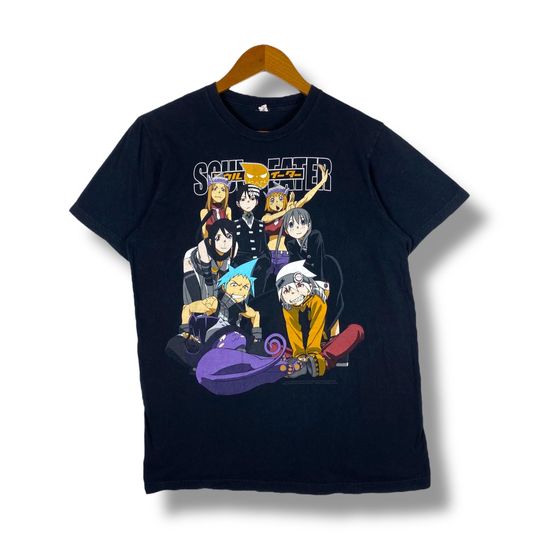 Discover Rare!! Vintage 00's SOUL EATER Anime Manga Graphic Tee Shirt Medium Size