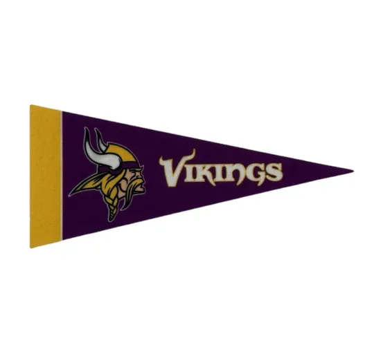 Minnesota Vikings Mini Pennant  Felt Flag Decor