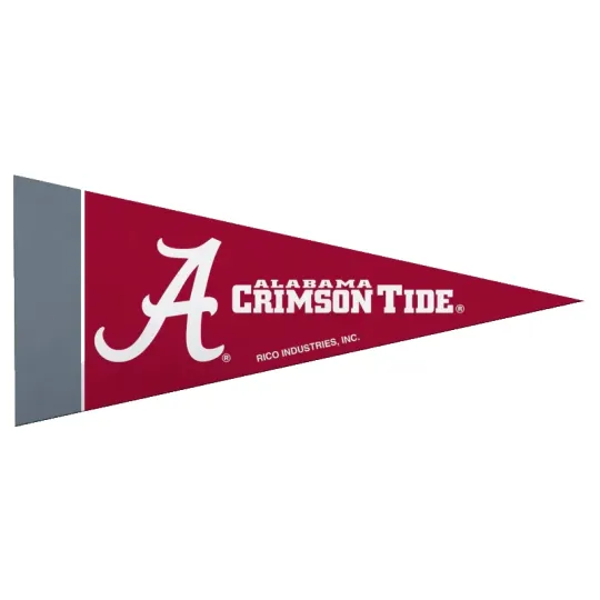 Albm Crimson Tide NCAA SEC Pennant Flag for Football and Basketball