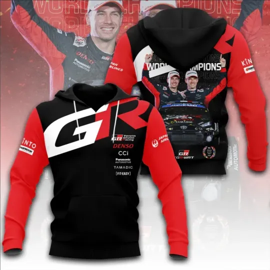 Discover Racing WRT 2025 World Rally Champions 3D Apparel Hoodie