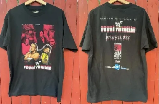 Discover Vintage WWF Royal Rumble 2000 Wrestling T-Shirt