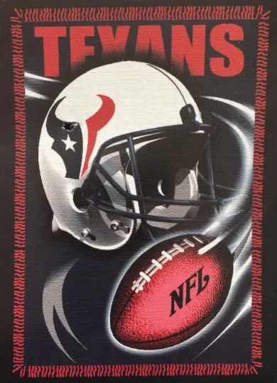 Discover Houston Texans 48"x 60" Triple Woven Jacquard Knit Throw Blanket W/ Fringe