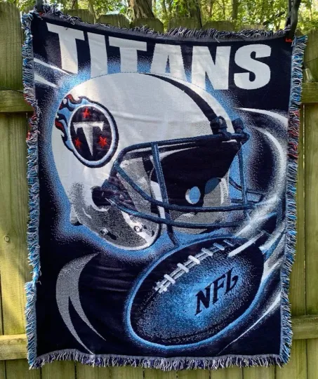 Discover Tennessee Titians football Football Woven Tapestry Blanket Northwest Company