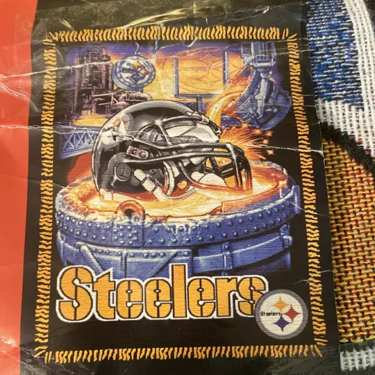 Discover Pittsburgh Steeler Woven Tapestry Throw Banner