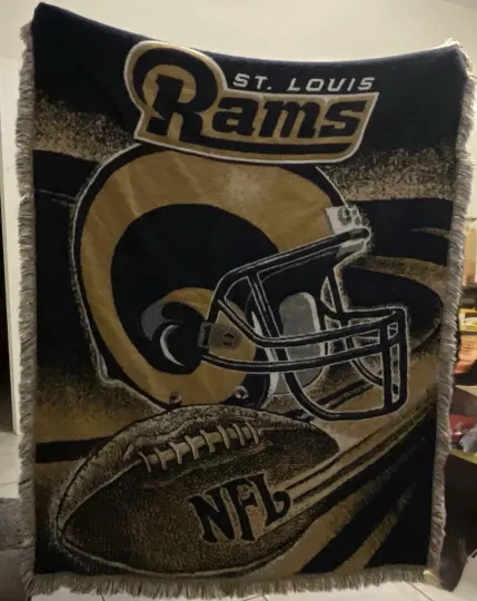 St Louis Rams Woven 42”x54” Blanket