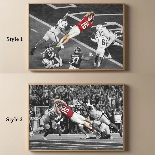 FRD Mendoza Touchdown College Football History 2025 Poster