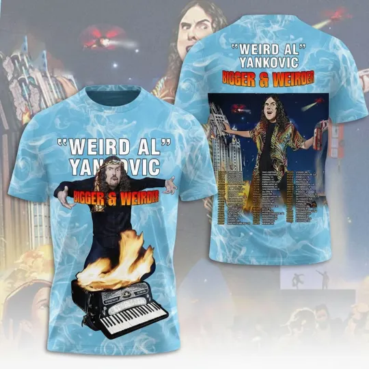 Discover Weird Al Yankovic Tour 3D For Fan T-shirt