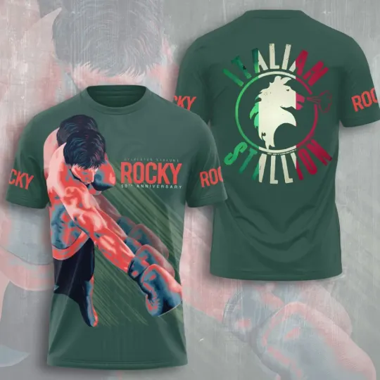 Discover Rocky Balboa 50th Anniversary 3D Shirt