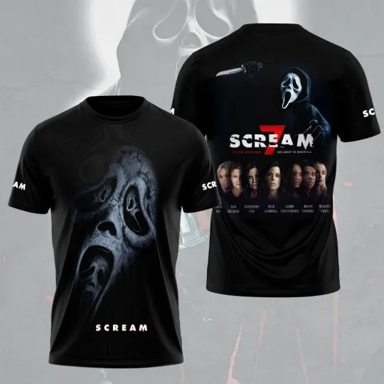 Scream 30th Anniversary 3D Shirt For Fans
