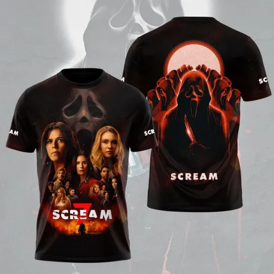 Discover Scream 7 30th Anniversary 3D Shirt