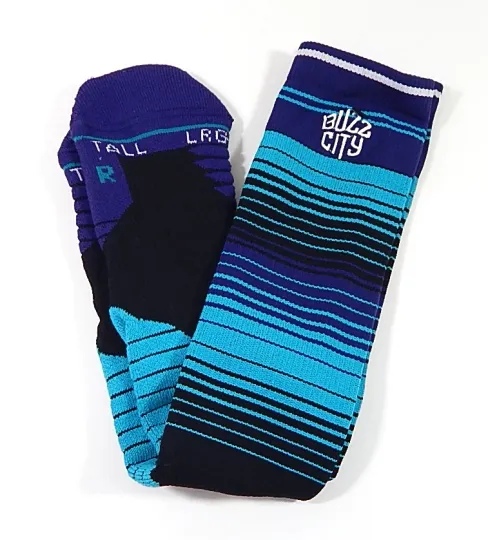Discover 1-Pair Charlotte Hornets NBA Team Issued Buzz City Stance Socks Large Tall New