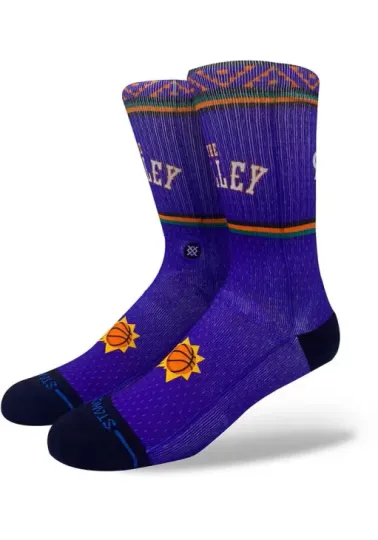 Discover Stance Adult Multicolor Crew Polyester NBA Phoenix Suns City Edition Socks Sz L