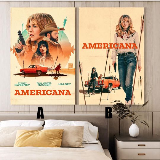 Discover Americana (2025) Movie poster,Frameless canvas posters,Vintage posters,Holiday gift,Room decorations,Christmas gifts