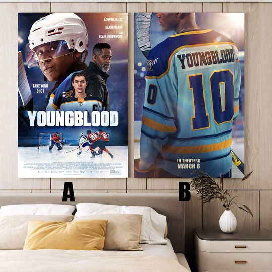 Discover Youngblood (2025) Movie poster,Frameless canvas posters,Vintage posters,Holiday gift,Room decorations,Christmas gifts