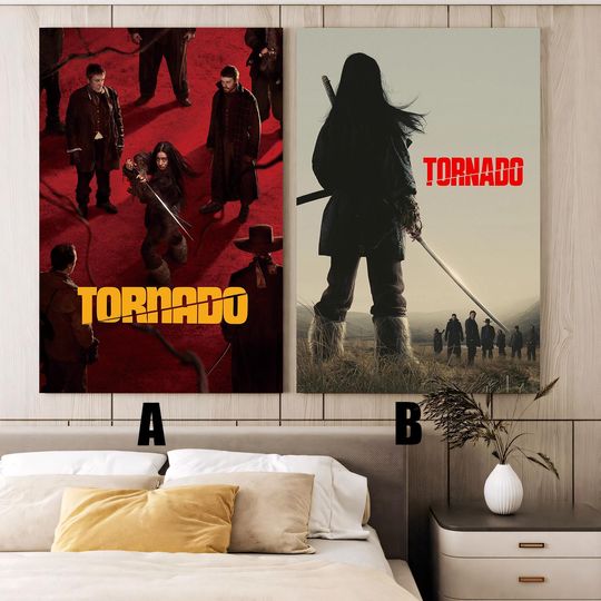 Discover Tornado (2025) Movie poster,Frameless canvas posters,Vintage posters,Holiday gift,Room decorations,Christmas gifts