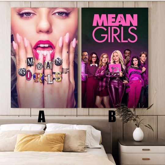 Mean Girls 2024 Movie Poster - Premium Matte Vertical Poster for Room Decor and Holiday Gifts