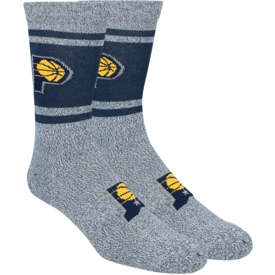 Discover Indiana Pacers NBA Large Mens Socks Fits 6-12 PKWY Varsity Crew Brogdon