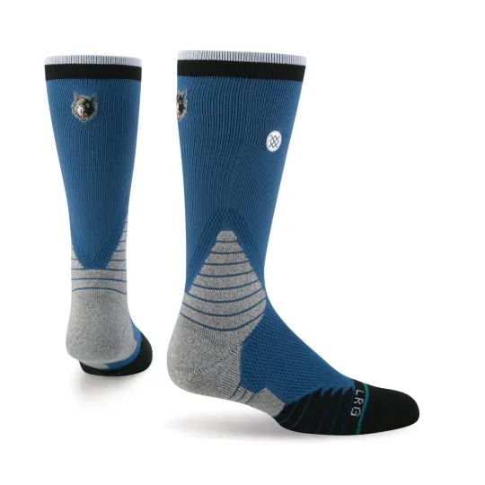 Discover STANCE NBA Minnesota Timberwolves 559 Blue Crew Basketball Socks Men