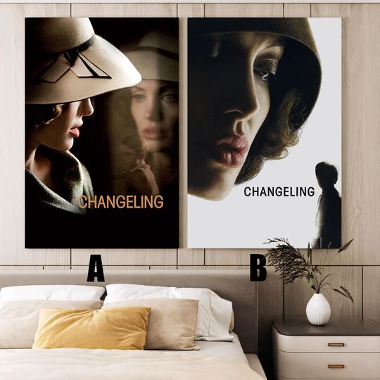 Discover Changeling (2008) Movie poster,Frameless canvas posters,Vintage posters,Holiday gift,Room decorations,Christmas gifts