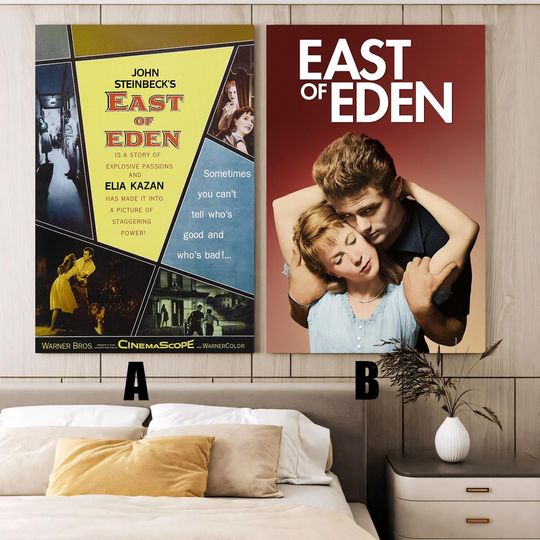 Discover East of Eden (1955) Movie poster,Frameless canvas posters,Vintage posters,Holiday gift,Room decorations,Christmas gifts