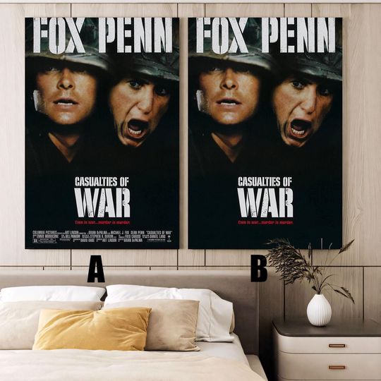 Discover Casualties of War (1989) Movie poster,Frameless canvas posters,Vintage posters,Holiday gift,Room decorations,Christmas gifts