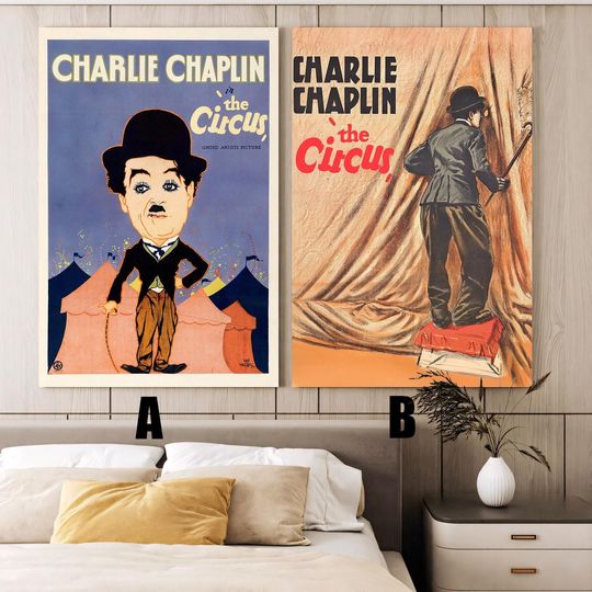 Discover The Circus (1928) Movie poster,Frameless canvas posters,Vintage posters,Holiday gift,Room decorations,Christmas gifts