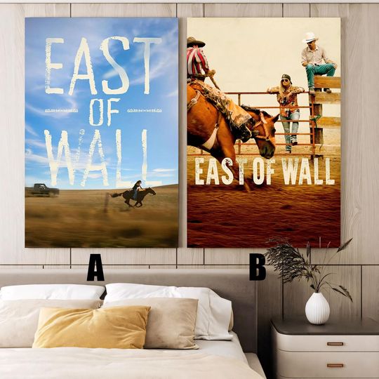 Discover East of Wall (2025) Movie poster,Frameless canvas posters,Vintage posters,Holiday gift,Room decorations,Christmas gifts